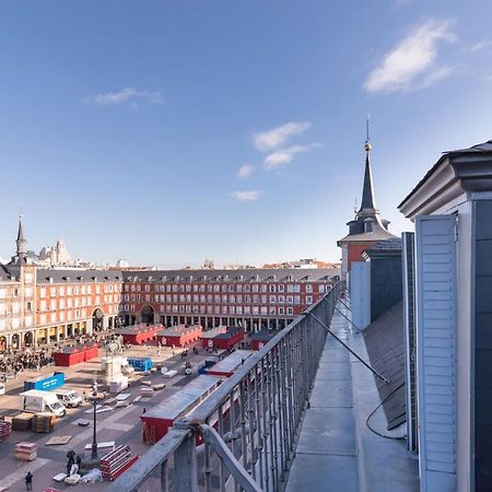 Historic Penthouse Plaza Mayor In Madrid Eksteriør bilde