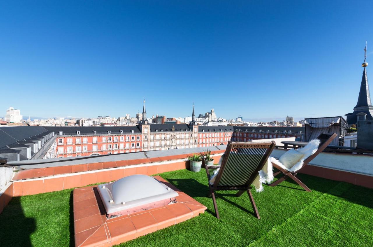 Historic Penthouse Plaza Mayor In Madrid Eksteriør bilde