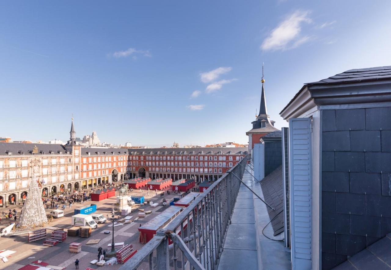 Historic Penthouse Plaza Mayor In Madrid Eksteriør bilde
